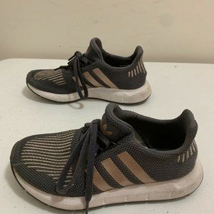 Adidas Ortholite Womens Size 4 Grey Gym Shoes Sneakers